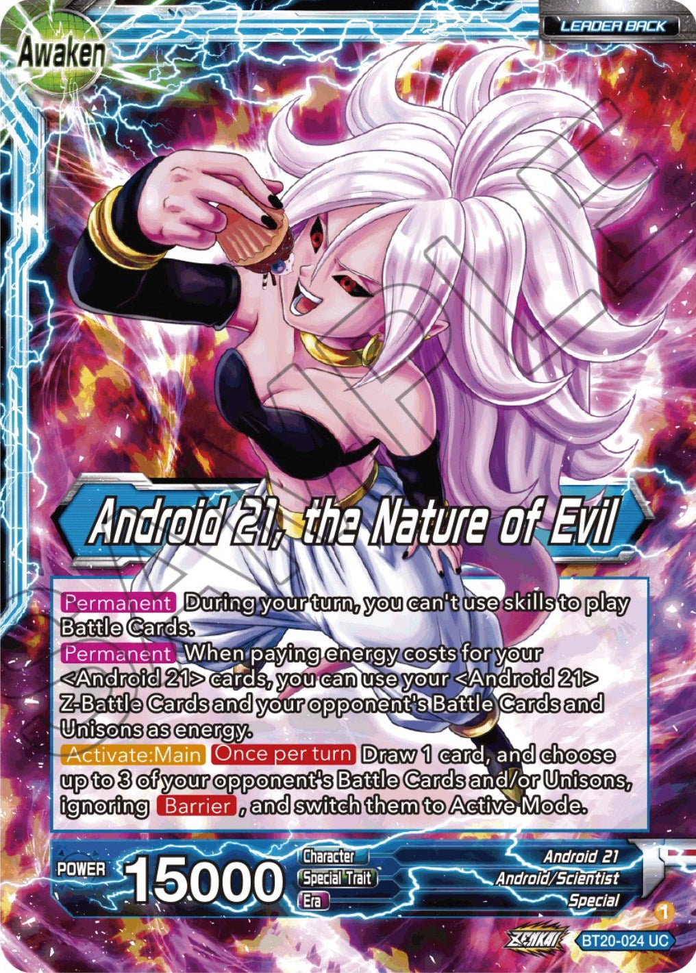 Android 21 // Android 21, the Nature of Evil (BT20-024) [Power Absorbed] | Devastation Store