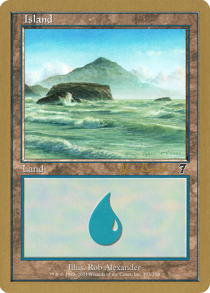Island (ab333) (Alex Borteh) [World Championship Decks 2001] | Devastation Store