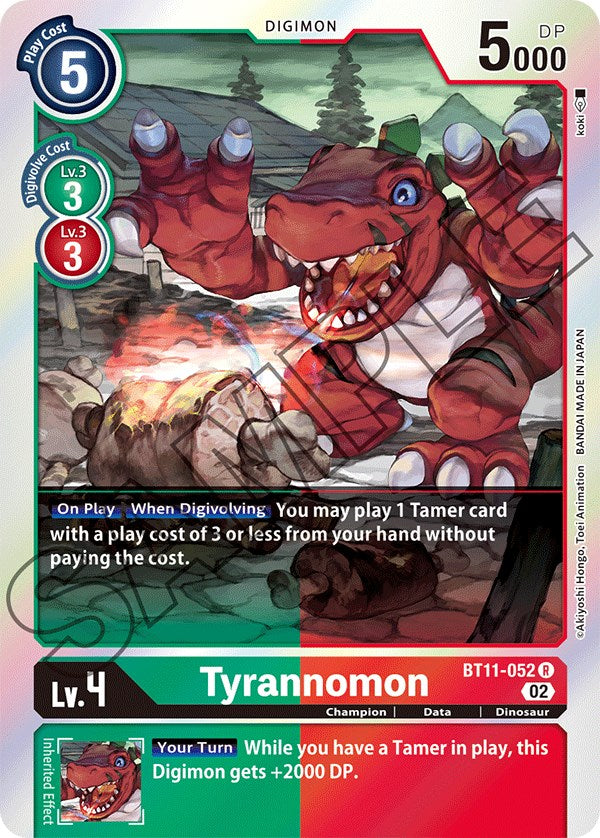 Tyrannomon [BT11-052] [Dimensional Phase] | Devastation Store