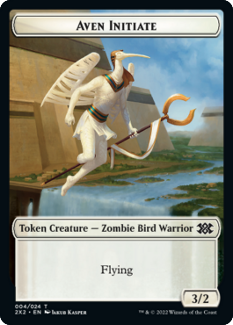 Spider // Aven Initiate Double-sided Token [Double Masters 2022 Tokens] | Devastation Store