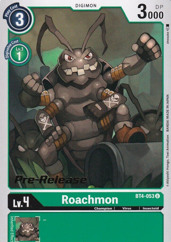 Roachmon [BT4-053] [Great Legend Pre-Release Promos] | Devastation Store