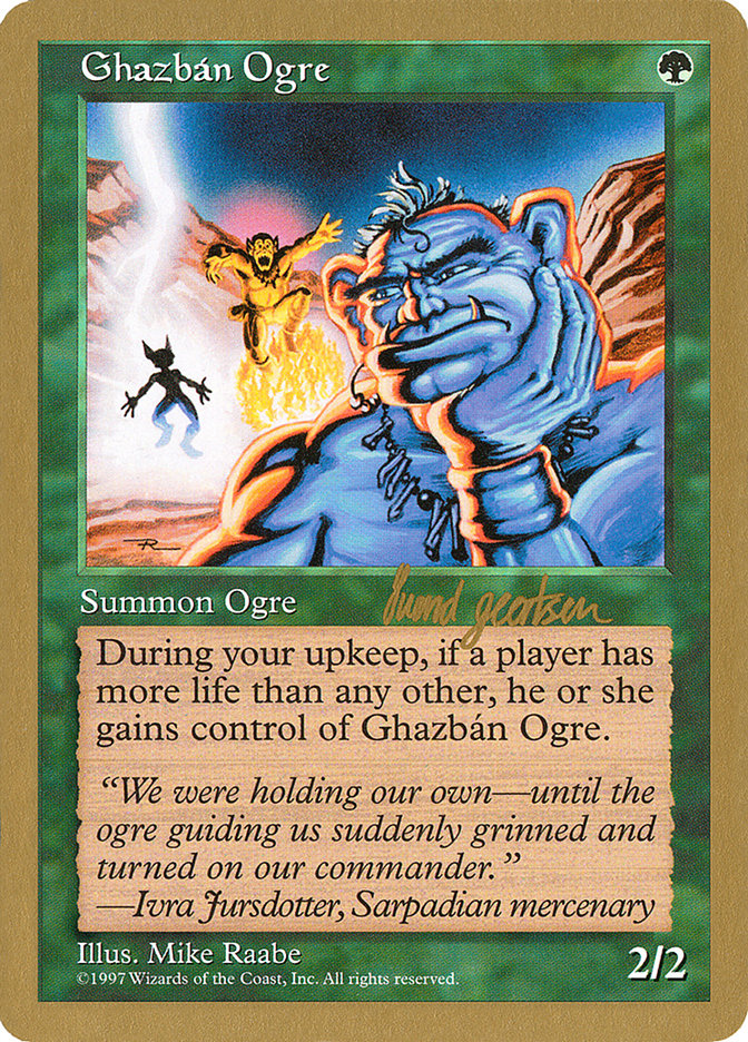 Ghazbán Ogre (Svend Geertsen) [World Championship Decks 1997] | Devastation Store