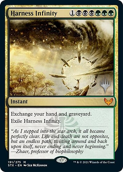 Harness Infinity (Promo Pack) [Strixhaven: School of Mages Promos] | Devastation Store