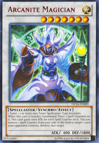 Arcanite Magician (Red) [DL14-EN009] Rare | Devastation Store