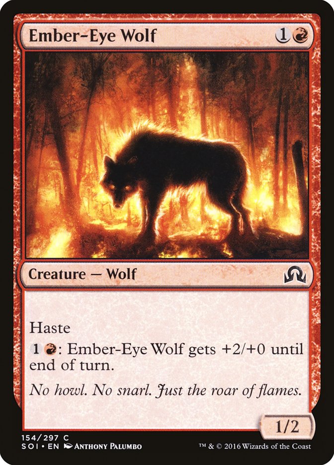 Ember-Eye Wolf [Shadows over Innistrad] | Devastation Store