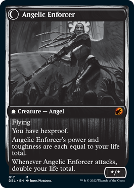 Enduring Angel // Angelic Enforcer [Innistrad: Double Feature] | Devastation Store