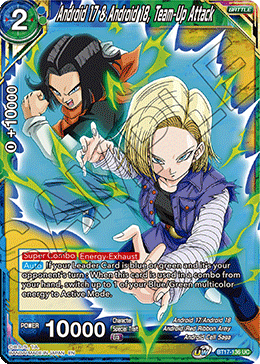Android 17 & Android 18, Team-Up Attack (BT17-136) [Ultimate Squad] | Devastation Store