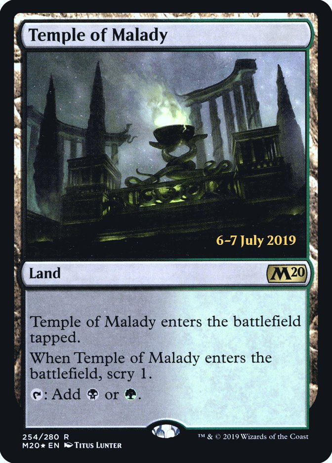 Temple of Malady  [Core Set 2020 Prerelease Promos] | Devastation Store