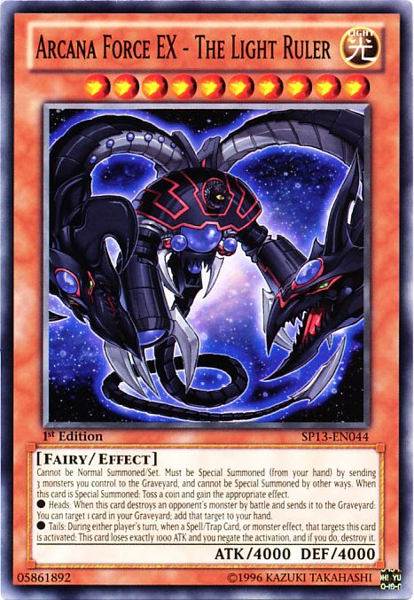 Arcana Force EX - The Light Ruler [SP13-EN044] Common | Devastation Store