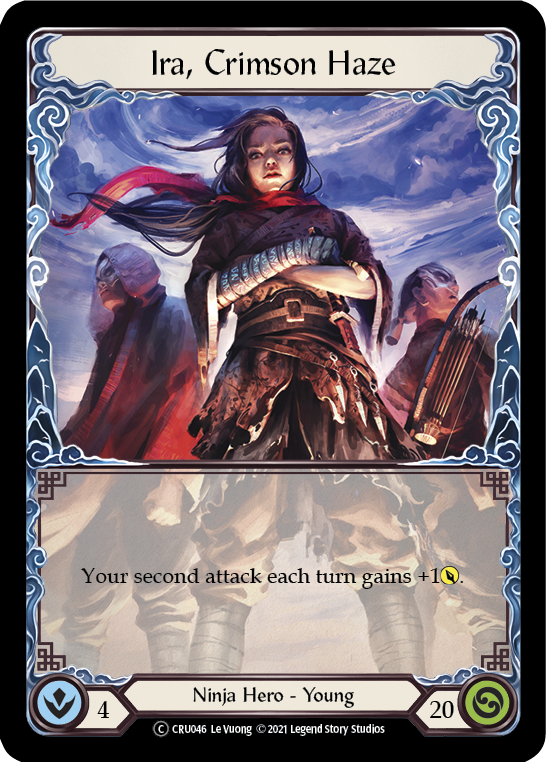 Ira, Crimson Haze (Rainbow Foil) [CRU046-RF] Unlimited Rainbow Foil | Devastation Store
