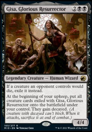 Gisa, Glorious Resurrector (Promo Pack) [Innistrad: Midnight Hunt Promo Pack] | Devastation Store