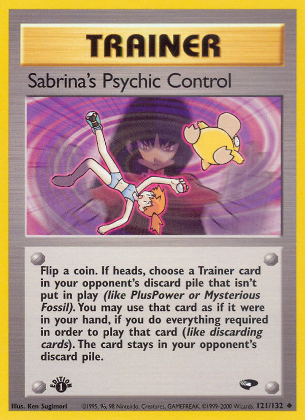 Sabrina's Psychic Control (121/132) [Gym Challenge 1st Edition] | Devastation Store