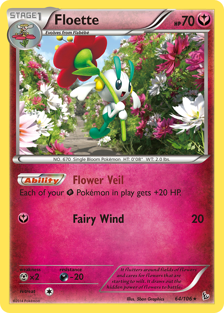 Floette (64/106) [XY: Flashfire] | Devastation Store