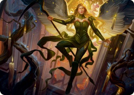 Sigarda, Champion of Light Art Card [Innistrad: Midnight Hunt Art Series] | Devastation Store