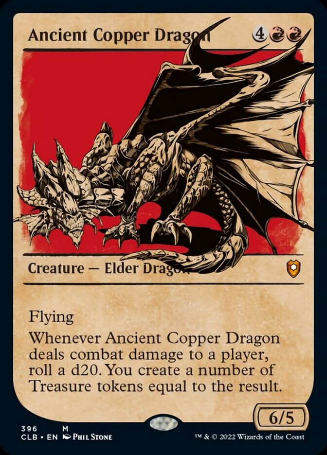 Ancient Copper Dragon (Showcase) [Commander Legends: Battle for Baldur's Gate] | Devastation Store