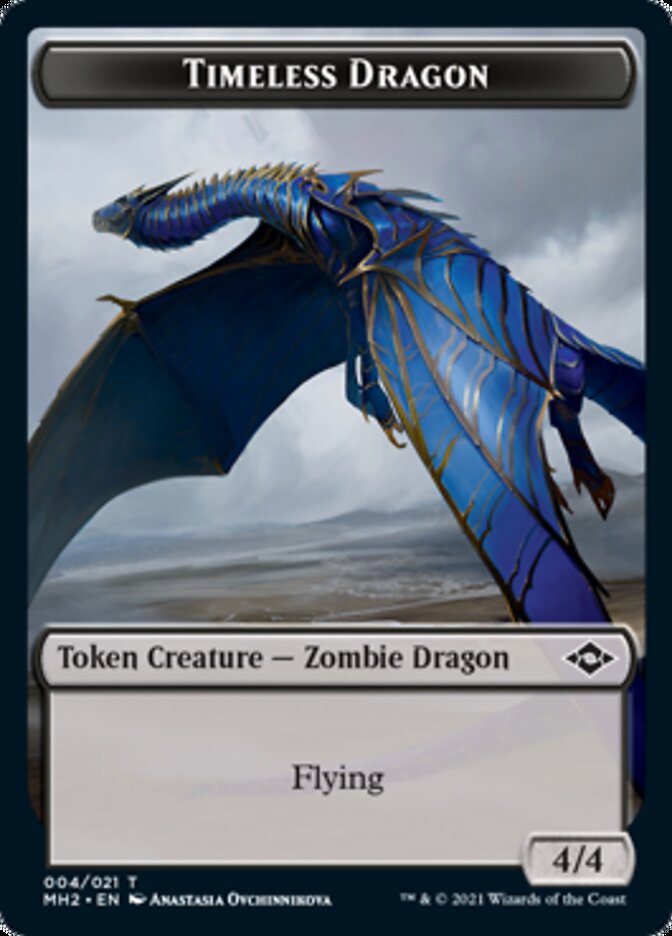 Timeless Dragon Token [Modern Horizons 2 Tokens] | Devastation Store