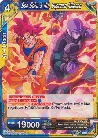 Son Goku & Hit, Supreme Alliance (BT10-145) [Rise of the Unison Warrior 2nd Edition] | Devastation Store