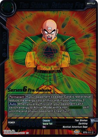 Tien Shinhan, Returning Fire [BT6-111_PR] | Devastation Store