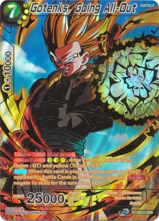 Gotenks, Going All-Out (SPR) (BT10-110) [Rise of the Unison Warrior 2nd Edition] | Devastation Store