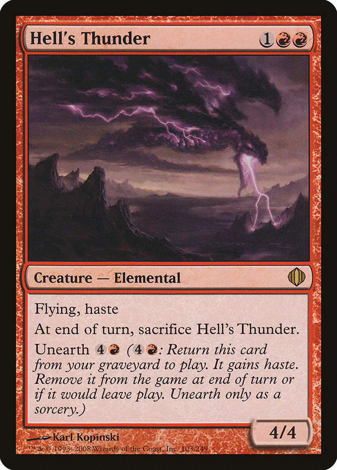 Hell's Thunder [Shards of Alara] - Devastation Store | Devastation Store