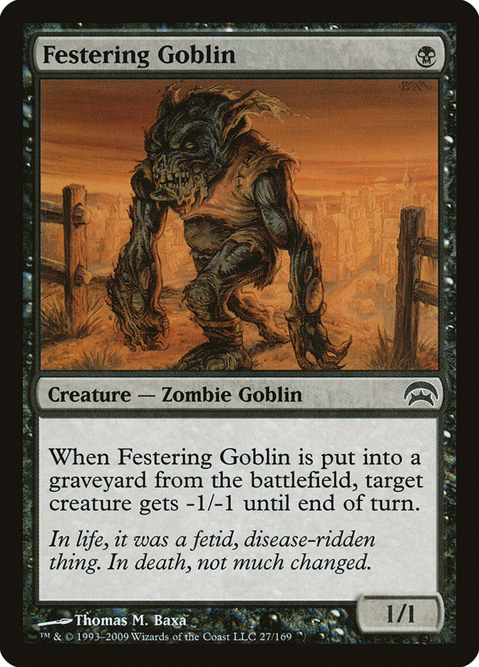Festering Goblin [Planechase] | Devastation Store