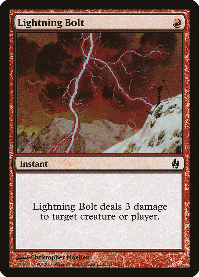 Lightning Bolt [Premium Deck Series: Fire and Lightning] - Devastation Store | Devastation Store