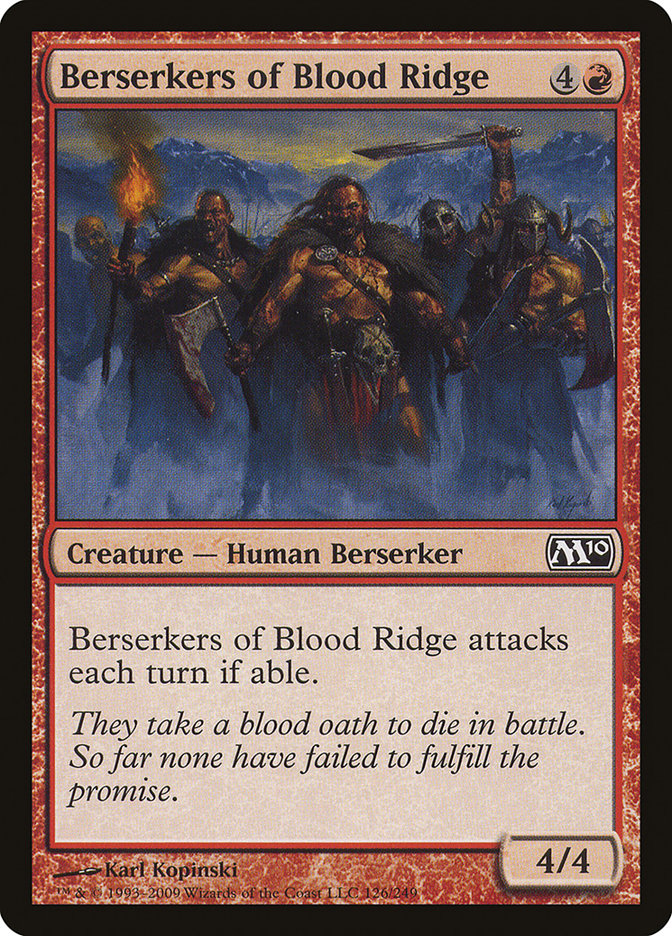 Berserkers of Blood Ridge [Magic 2010] - Devastation Store | Devastation Store