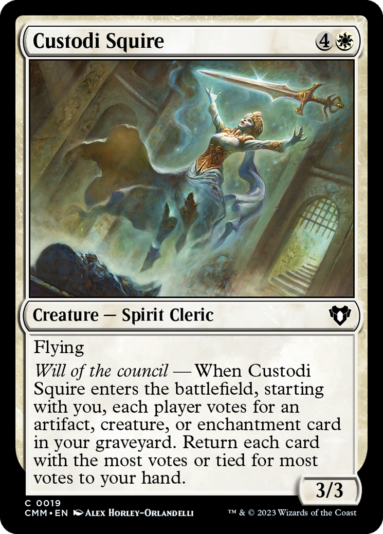 Custodi Squire [Commander Masters] | Devastation Store