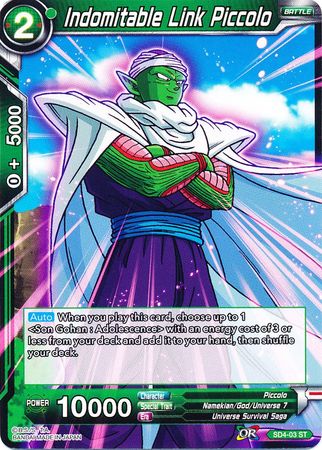 Indomitable Link Piccolo (Starter Deck - The Guardian of Namekians) [SD4-03] | Devastation Store