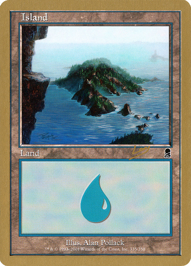 Island (rl335) (Raphael Levy) [World Championship Decks 2002] | Devastation Store