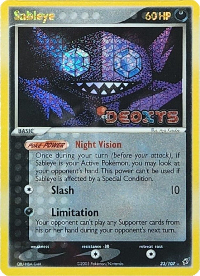 Sableye (23/107) (Stamped) [EX: Deoxys] | Devastation Store