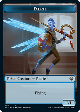 Bird // Faerie Double-Sided Token [Starter Commander Decks] | Devastation Store