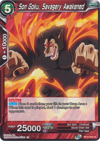 Son Goku, Savagery Awakened [BT10-006] | Devastation Store