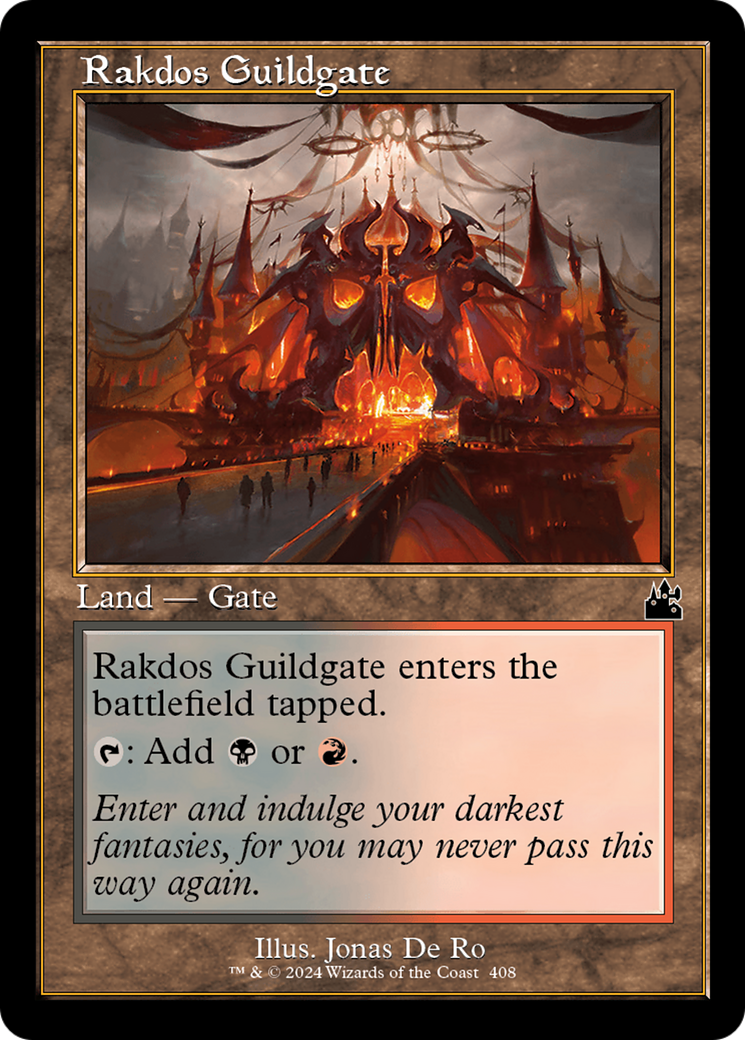 Rakdos Guildgate (Retro Frame) [Ravnica Remastered] | Devastation Store