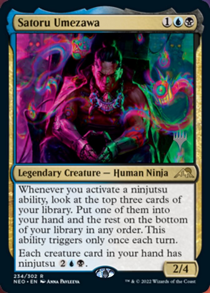 Satoru Umezawa (Promo Pack) [Kamigawa: Neon Dynasty Promos] | Devastation Store