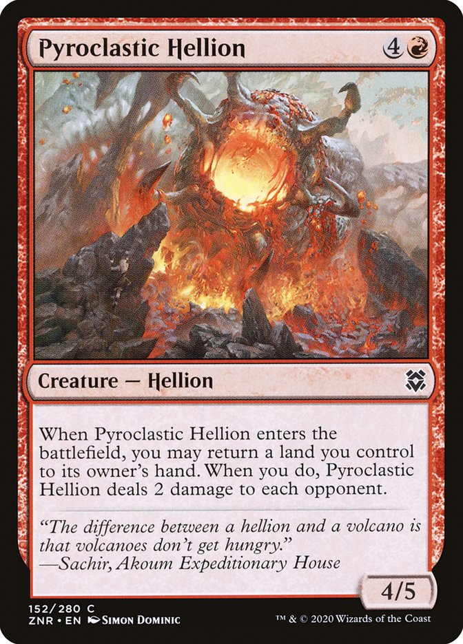 Pyroclastic Hellion [Zendikar Rising] | Devastation Store