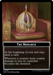 Gold // The Monarch Double-Sided Token [Murders at Karlov Manor Commander Tokens] | Devastation Store