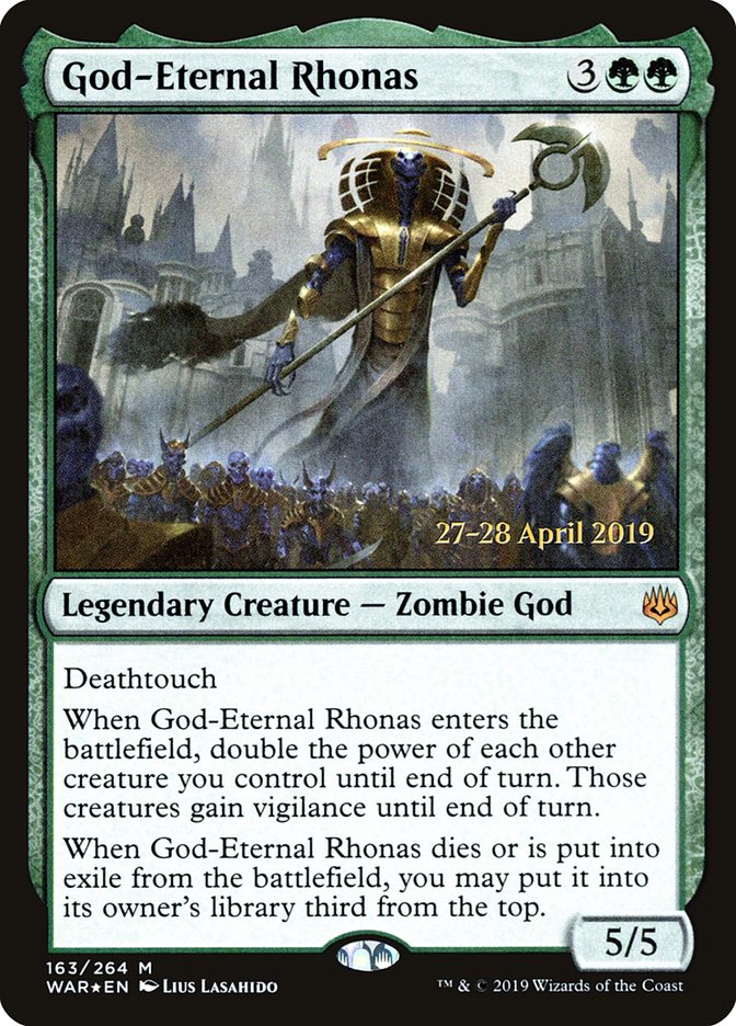 God-Eternal Rhonas  [War of the Spark Prerelease Promos] | Devastation Store