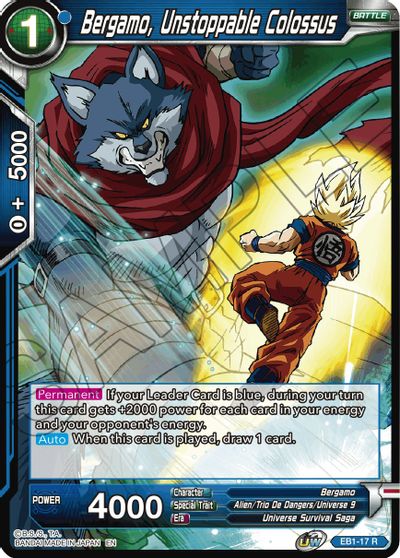 Bergamo, Unstoppable Colossus (EB1-17) [Battle Evolution Booster] | Devastation Store