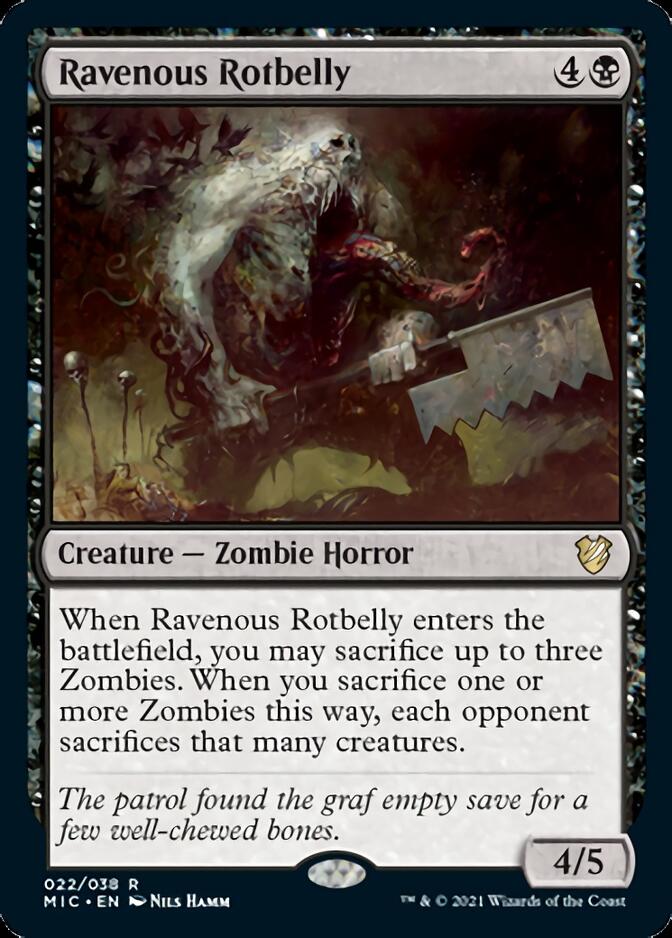 Ravenous Rotbelly [Innistrad: Midnight Hunt Commander] | Devastation Store