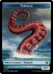 Tentacle // Human (26) Double-Sided Token [March of the Machine Commander Tokens] | Devastation Store