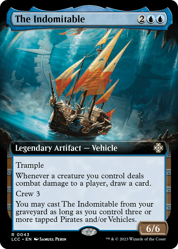 The Indomitable (Extended Art) [The Lost Caverns of Ixalan Commander] | Devastation Store