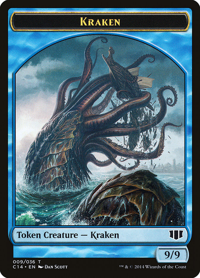 Kraken // Zombie (011/036) Double-sided Token [Commander 2014 Tokens] | Devastation Store