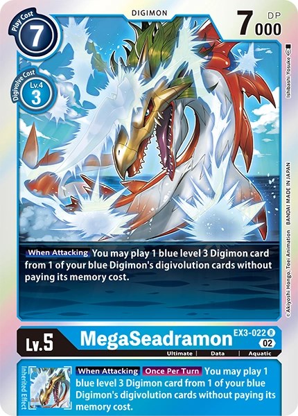 MegaSeadramon [EX3-022] [Revision Pack Cards] | Devastation Store