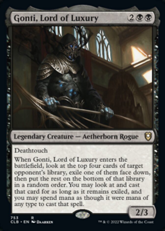 Gonti, Lord of Luxury [Commander Legends: Battle for Baldur's Gate] | Devastation Store