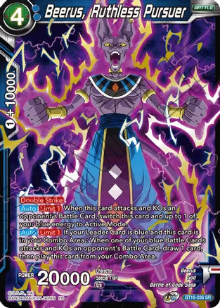 Beerus, Ruthless Pursuer [BT16-036] | Devastation Store