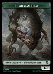 Eldrazi Scion // Phyrexian Beast Double-Sided Token [Commander Masters Tokens] | Devastation Store