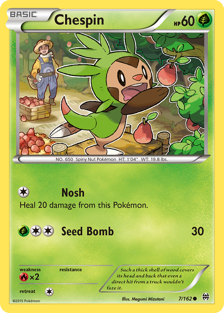 Chespin (7/162) [XY: BREAKthrough] | Devastation Store