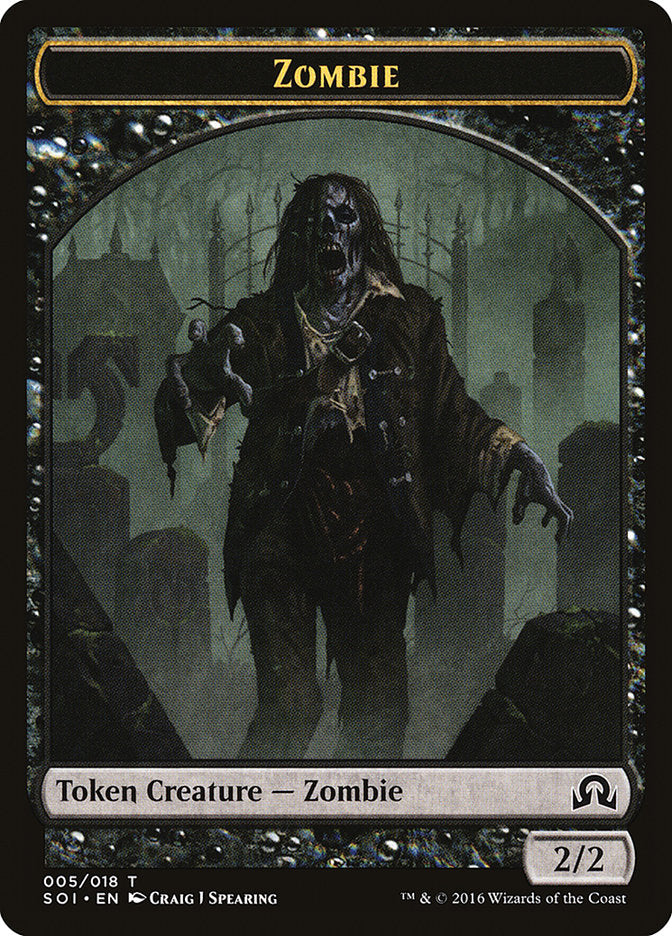 Zombie [Shadows over Innistrad Tokens] | Devastation Store