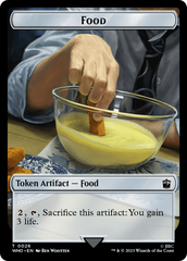 Copy // Food (0026) Double-Sided Token [Doctor Who Tokens] | Devastation Store